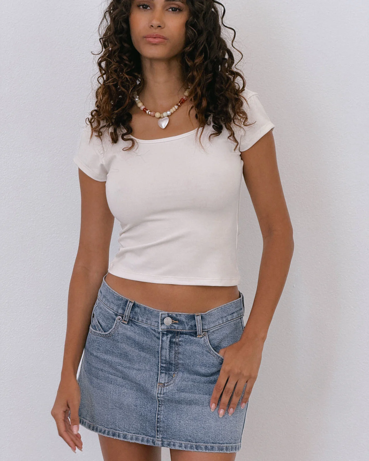 Compact Jersey Scoop Tee - Image 8
