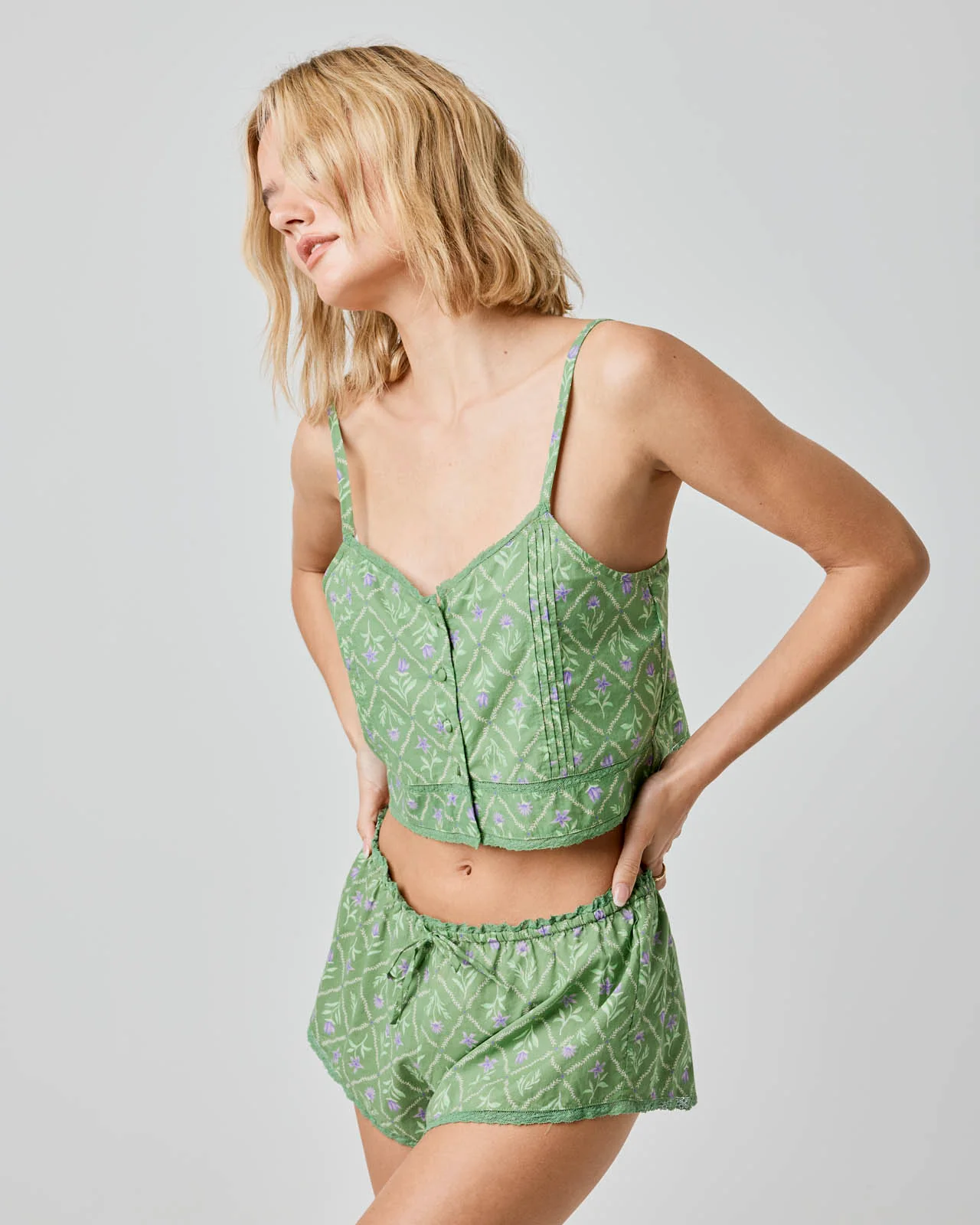 Cotton Button Down Tank - Image 30
