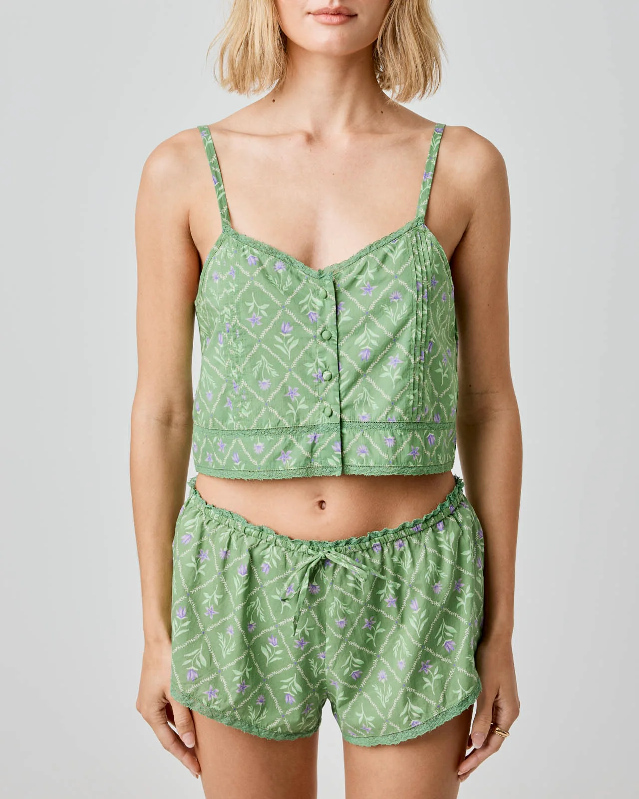 Cotton Button Down Tank - Image 32