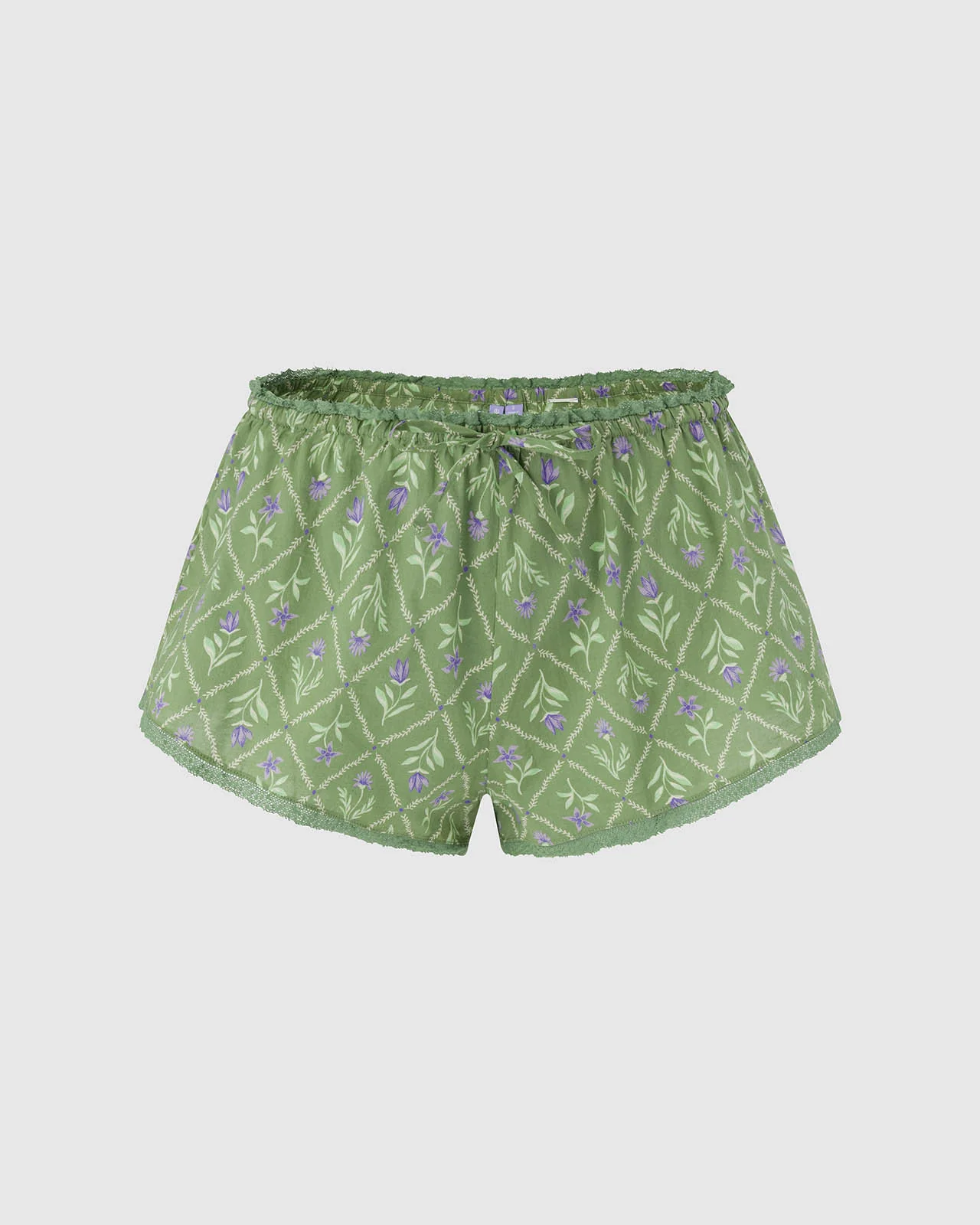 Cotton Lace Trim Short - Image 24