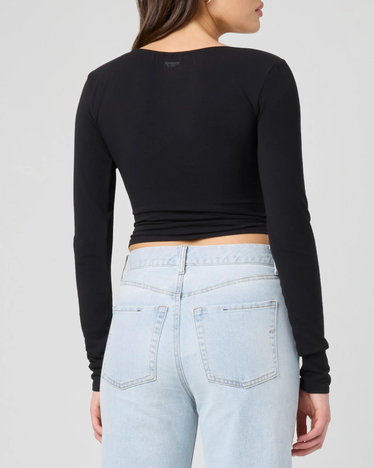 Cotton Modal Ruched Long Sleeve - Image 20