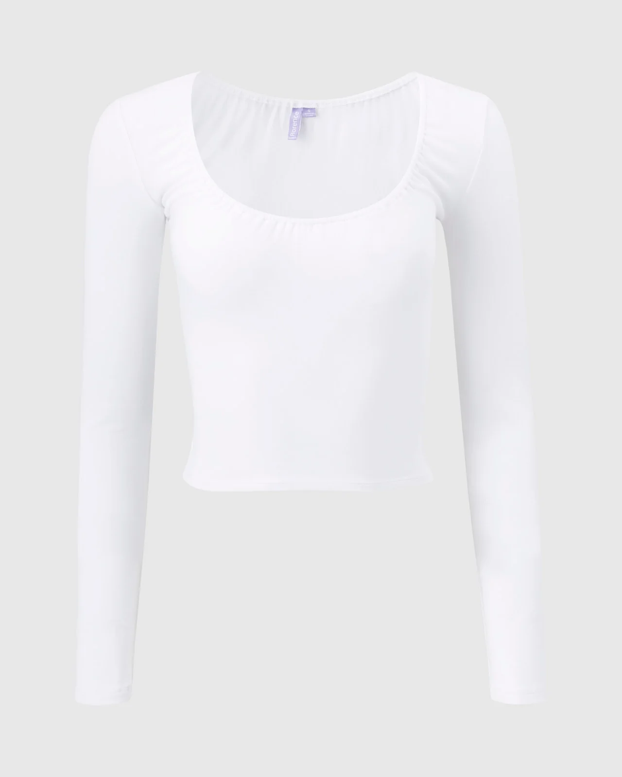Cotton Modal Ruched Long Sleeve - Image 9