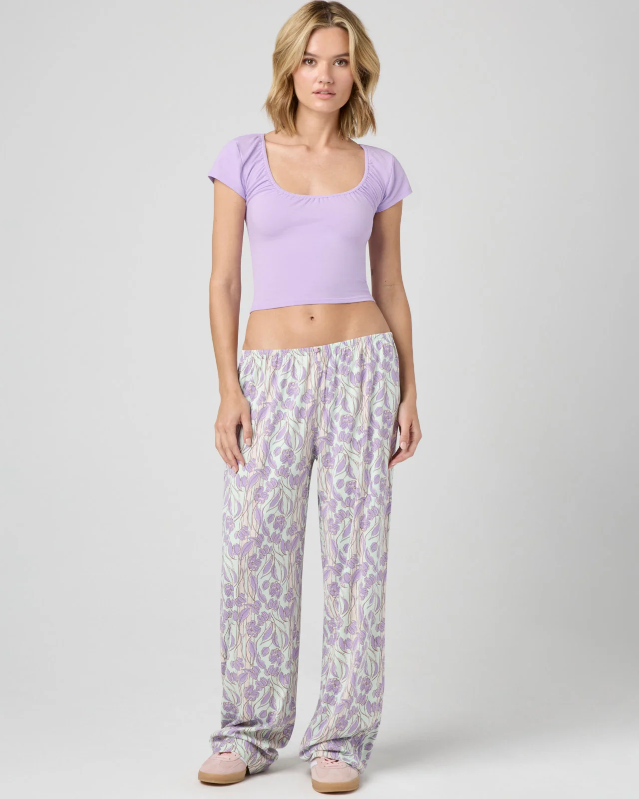 Cotton Modal Ruched Short Sleeve - Image 16