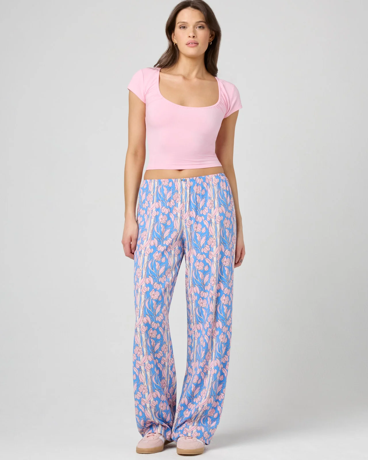 Cotton Modal Ruched Short Sleeve - Image 3