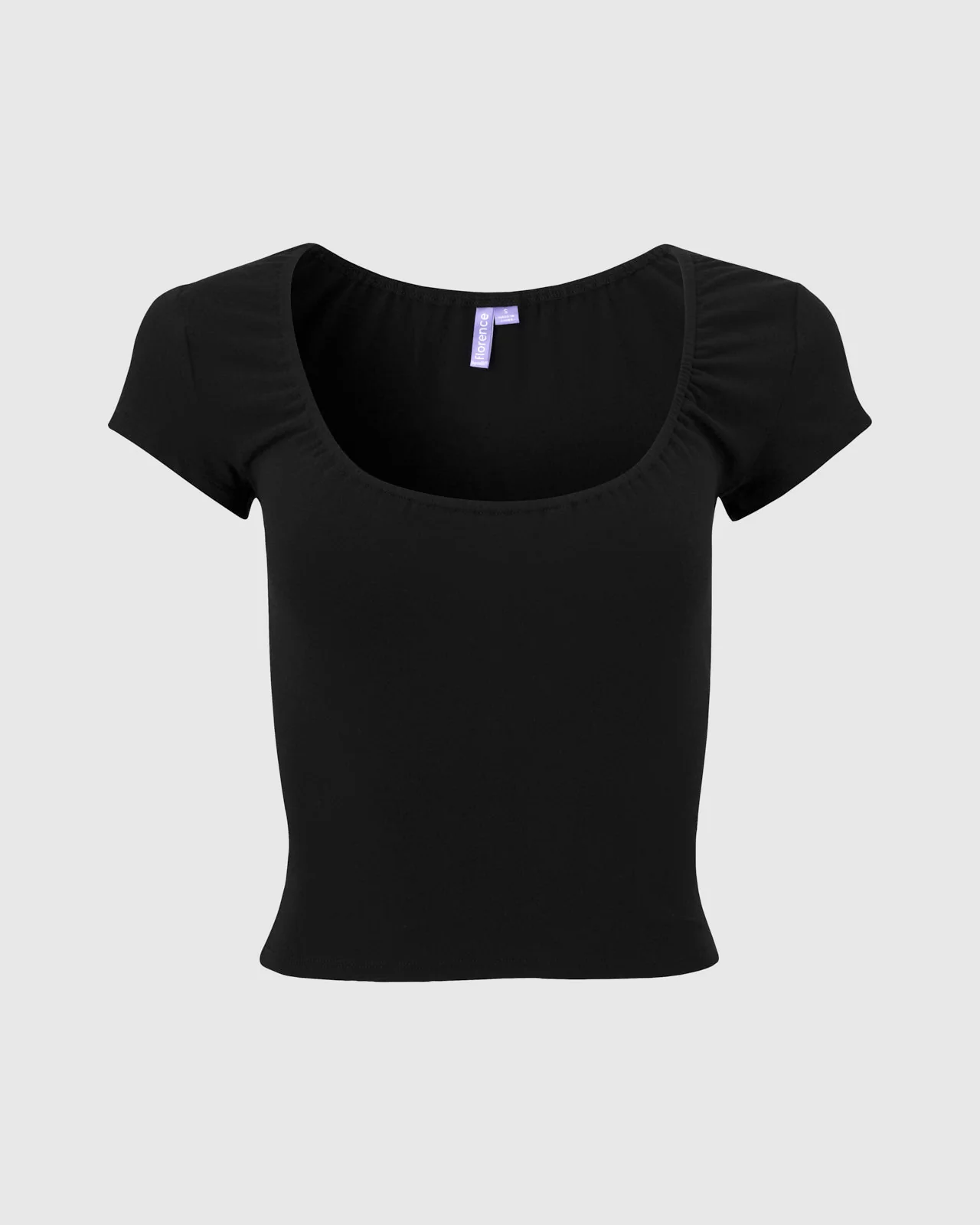 Cotton Modal Ruched Short Sleeve - Image 9