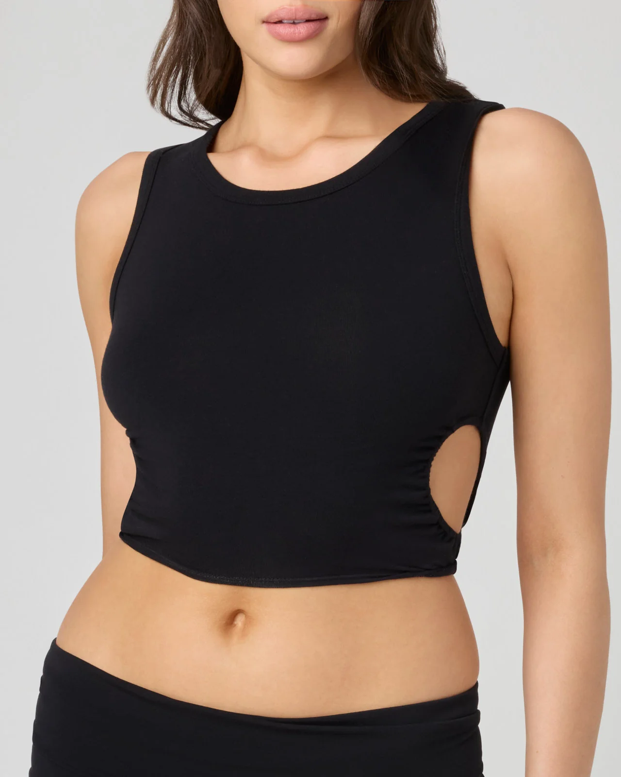 Cotton Modal Ruched Tank - Image 19