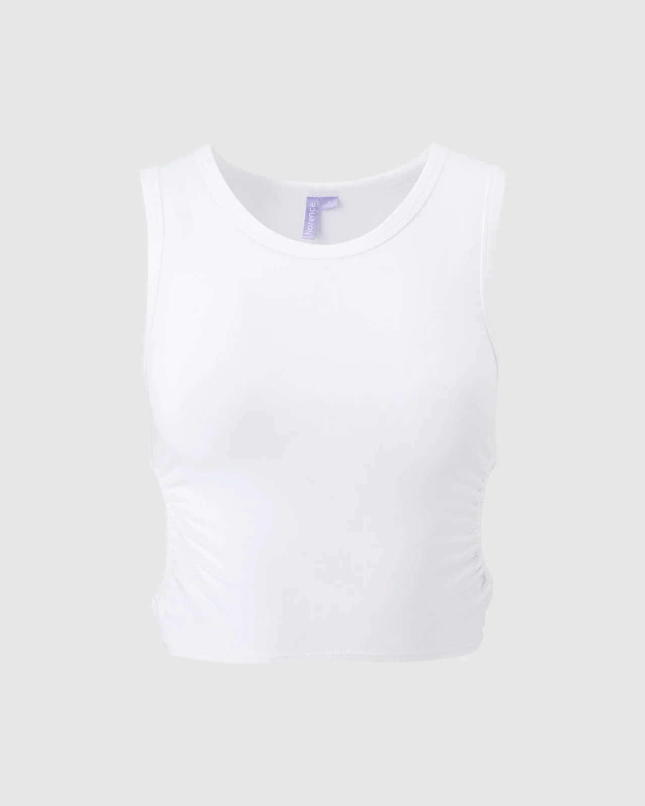 Cotton Modal Ruched Tank - Image 9