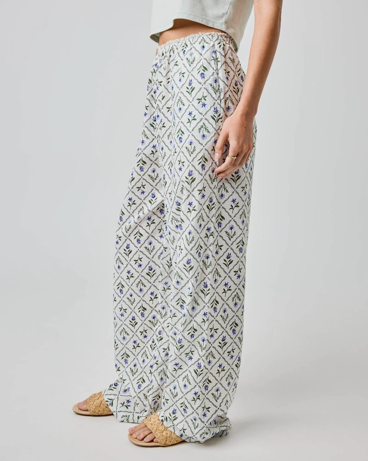 Cotton Wide Leg Pant - Image 17