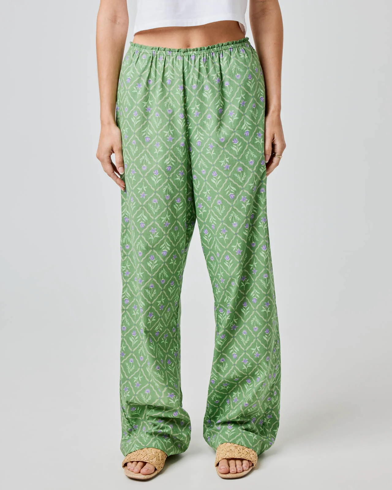 Cotton Wide Leg Pant - Image 19