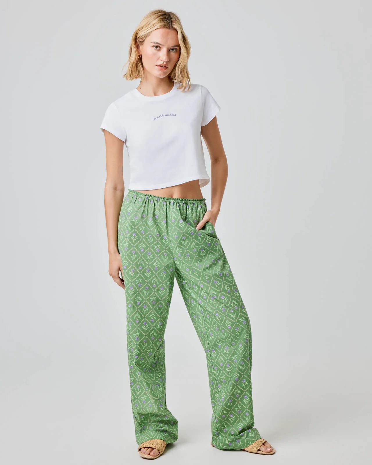 Cotton Wide Leg Pant - Image 21