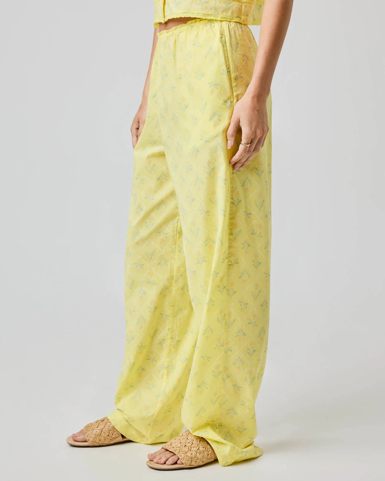 Cotton Wide Leg Pant - Image 4
