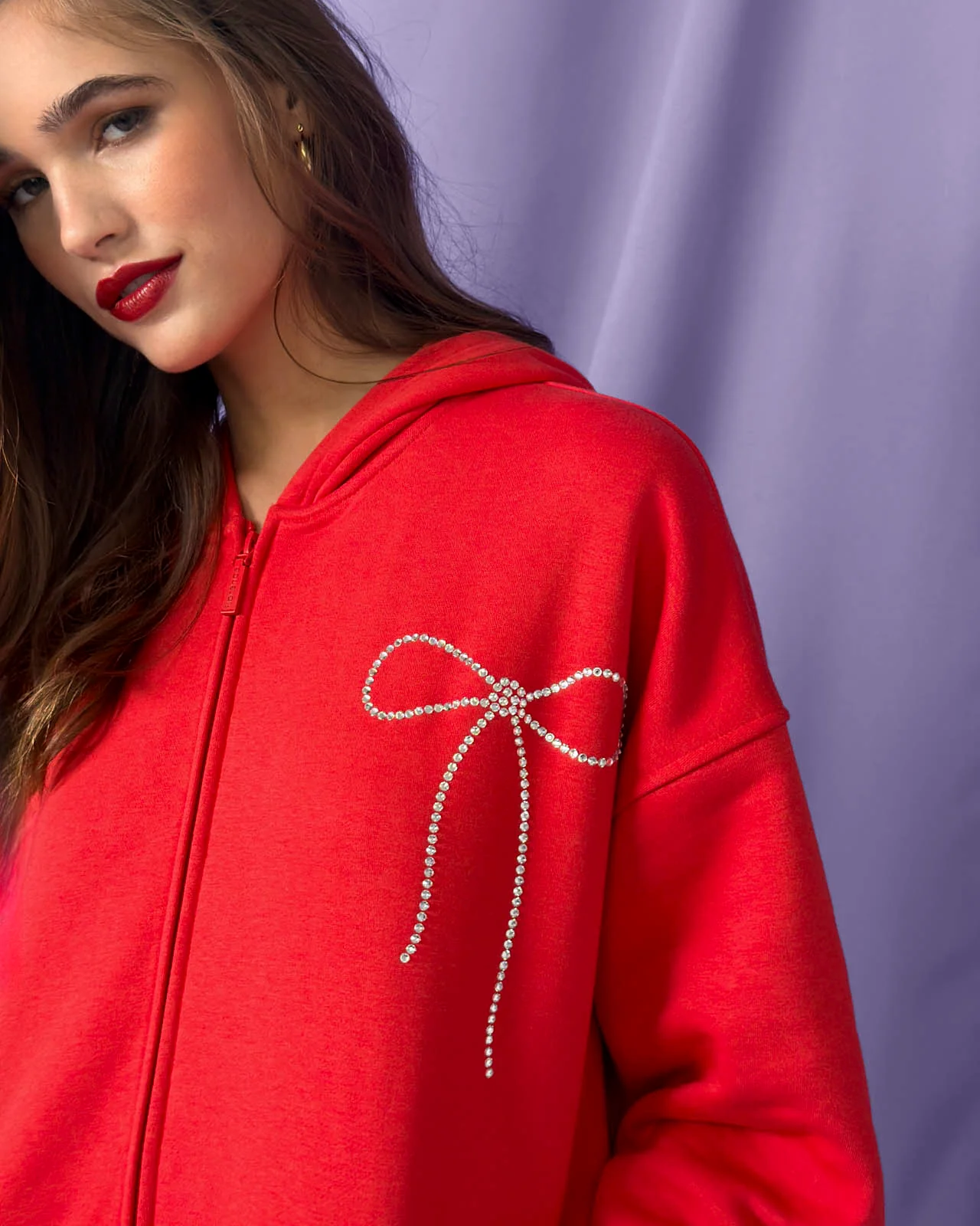 Cozy Crush Bedazzled Oversized Zip Hoodie - Image 20