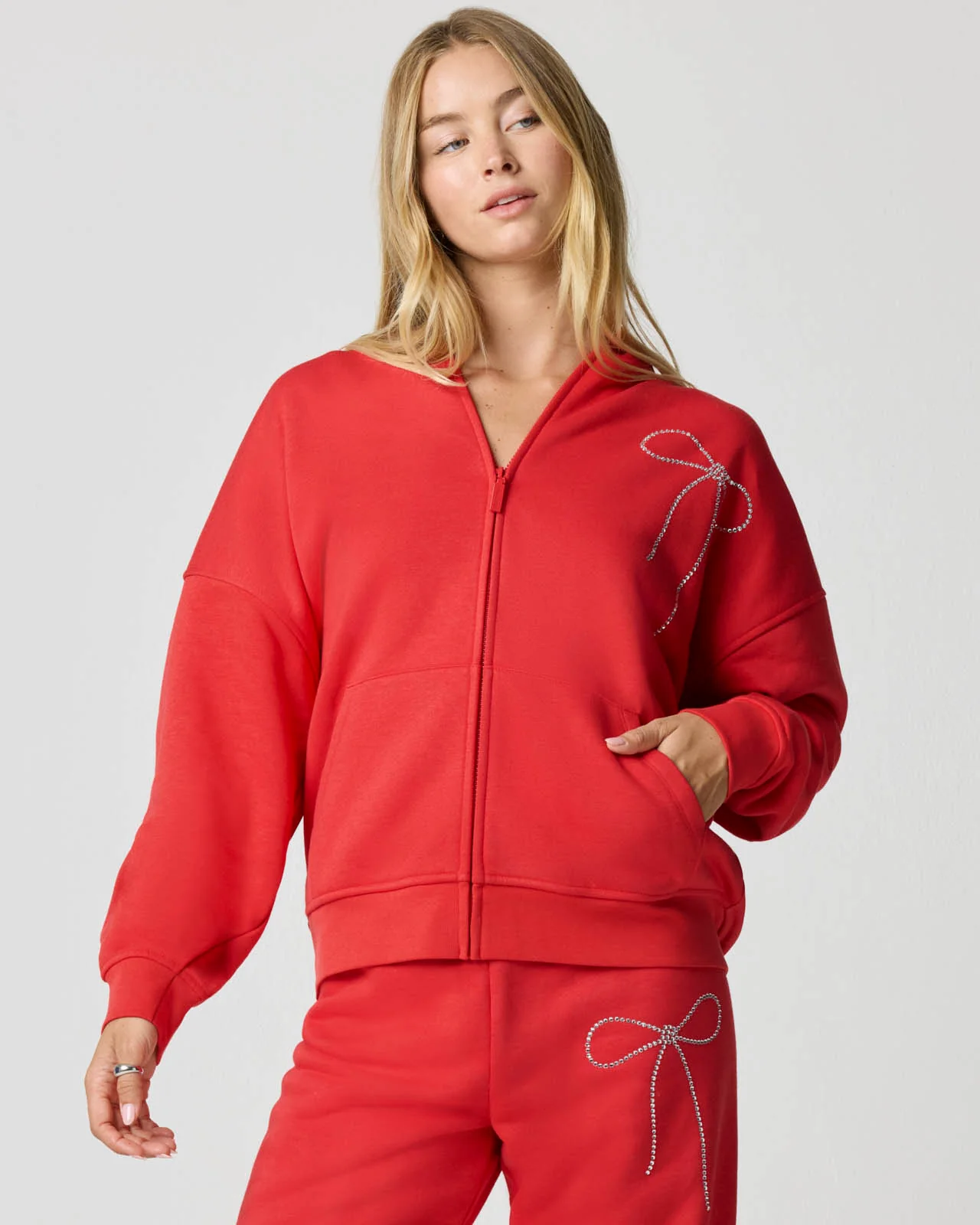 Cozy Crush Bedazzled Oversized Zip Hoodie - Image 21