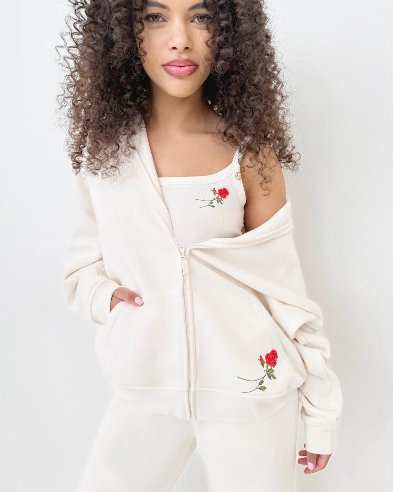 Cozy Crush Forever Oversized Zip Hoodie - Image 4