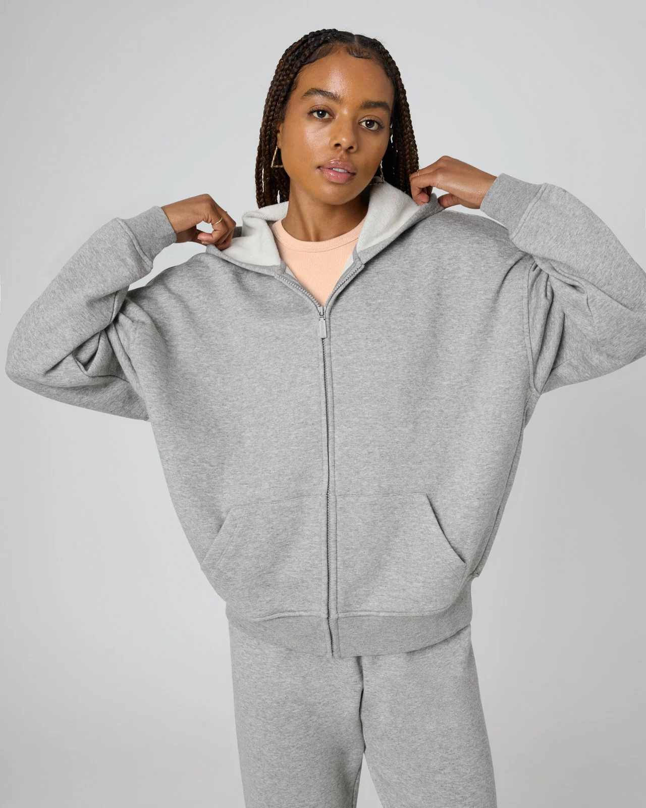 Cozy Crush Oversized Zip Hoodie - Image 8