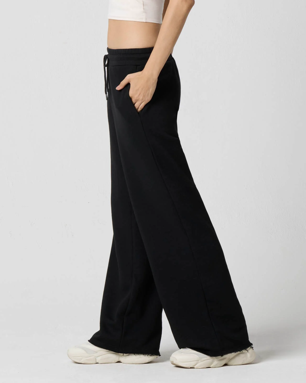 Cozy Crush Raw Hem Wide Leg Pant - Image 23