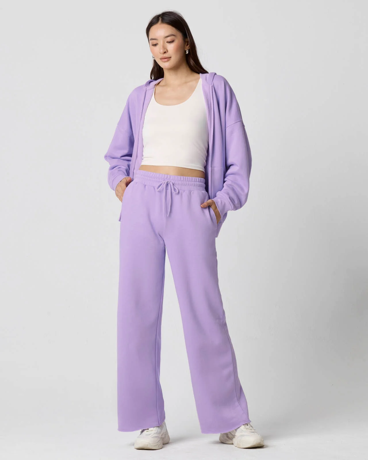 Cozy Crush Raw Hem Wide Leg Pant - Image 32