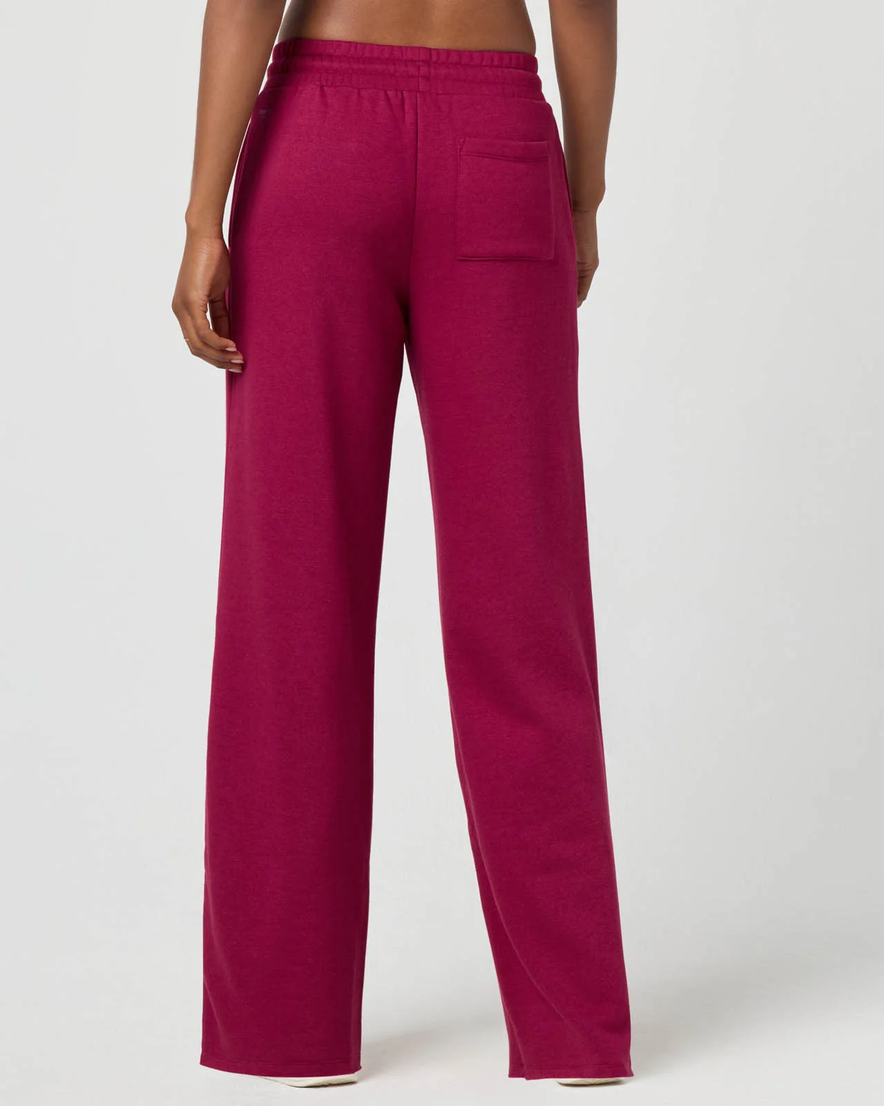 Cozy Crush Raw Hem Wide Leg Pant - Image 4