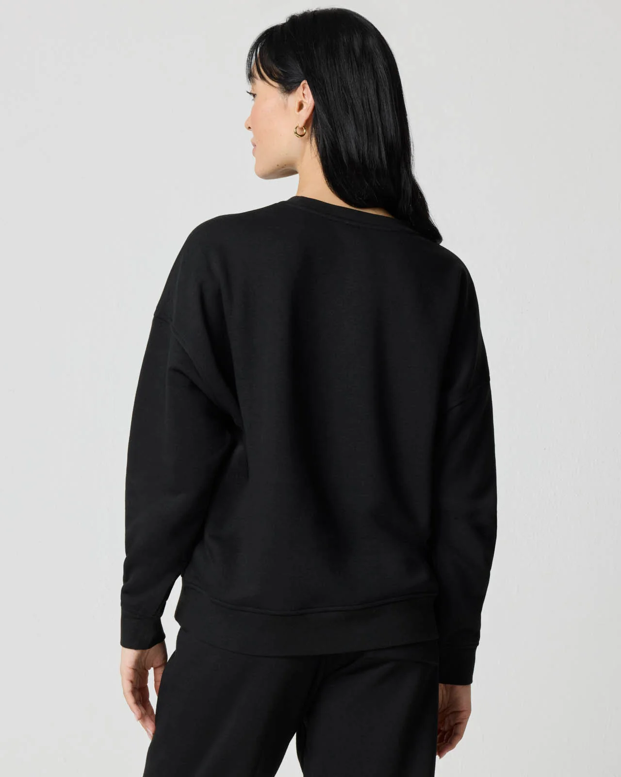 Cozy Crush Rosette Oversized Sweatshirt - Image 3