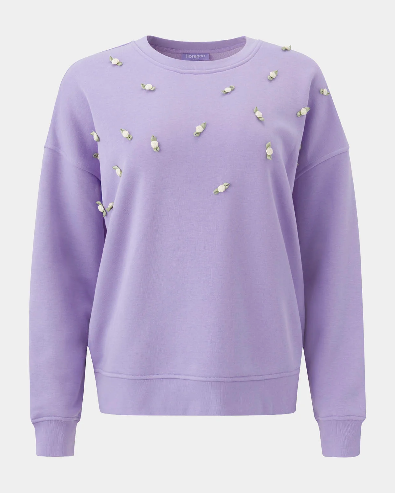 Cozy Crush Rosette Oversized Sweatshirt - Image 7
