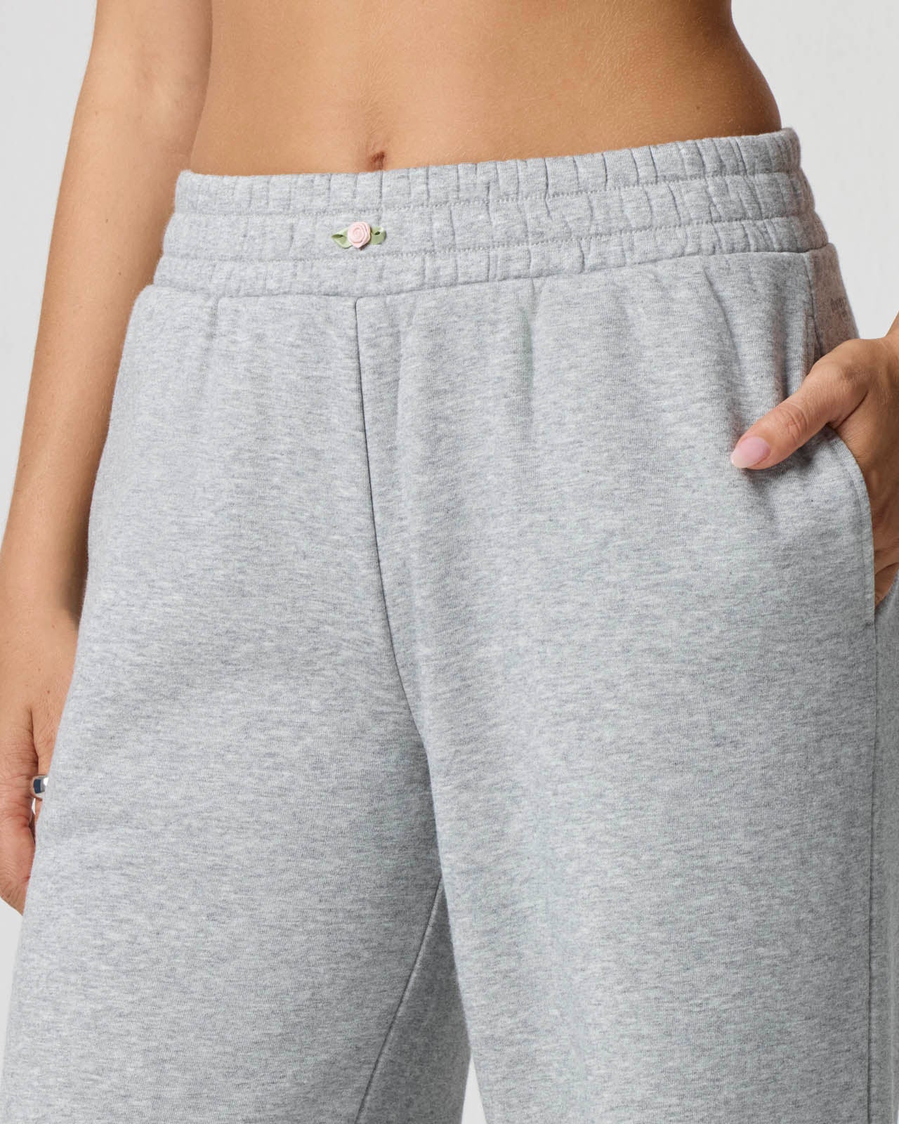 Cozy Crush Rosette Wide Leg Sweatpant - Image 5