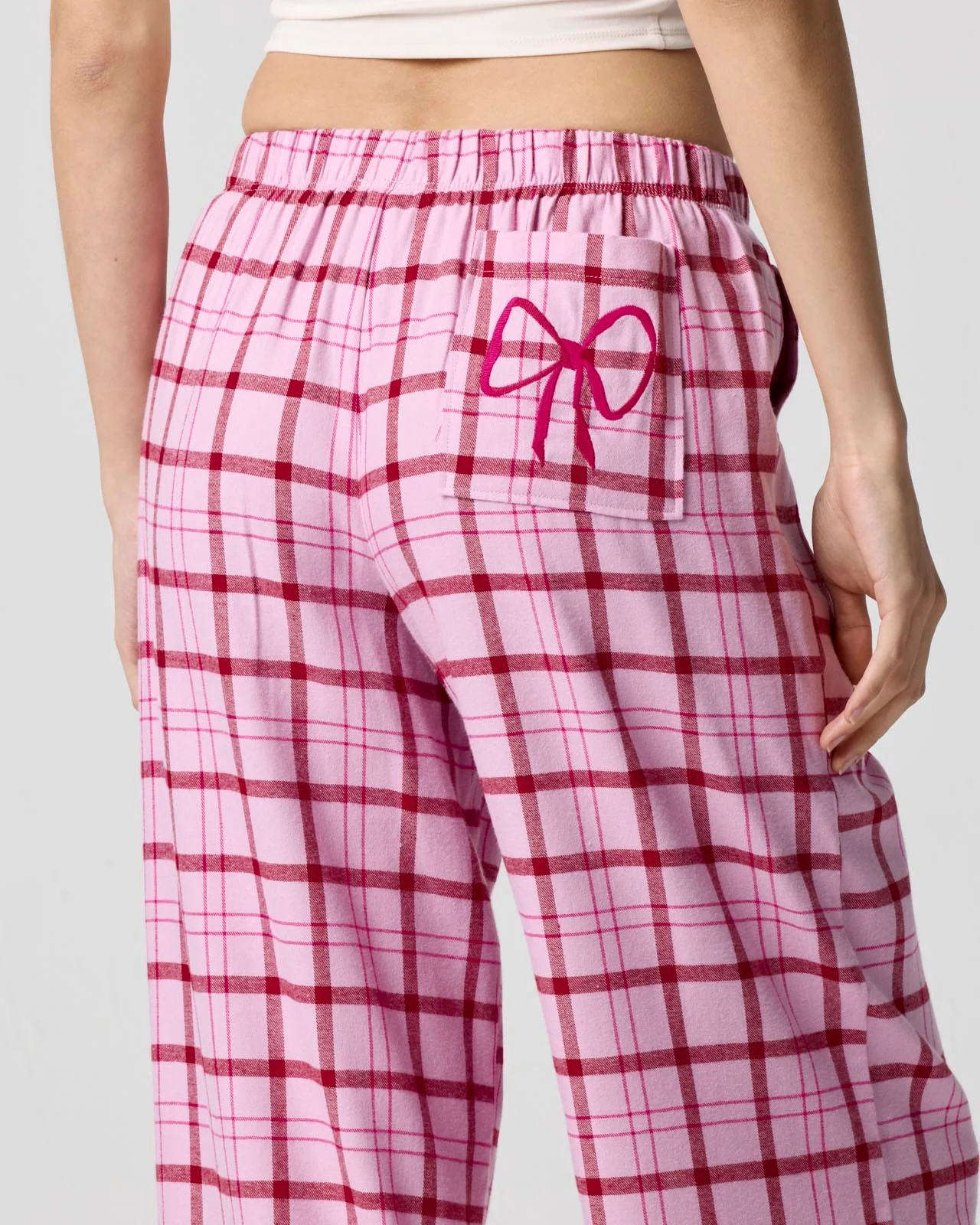Cozy Flannel Bow Sleep Pant - Image 5