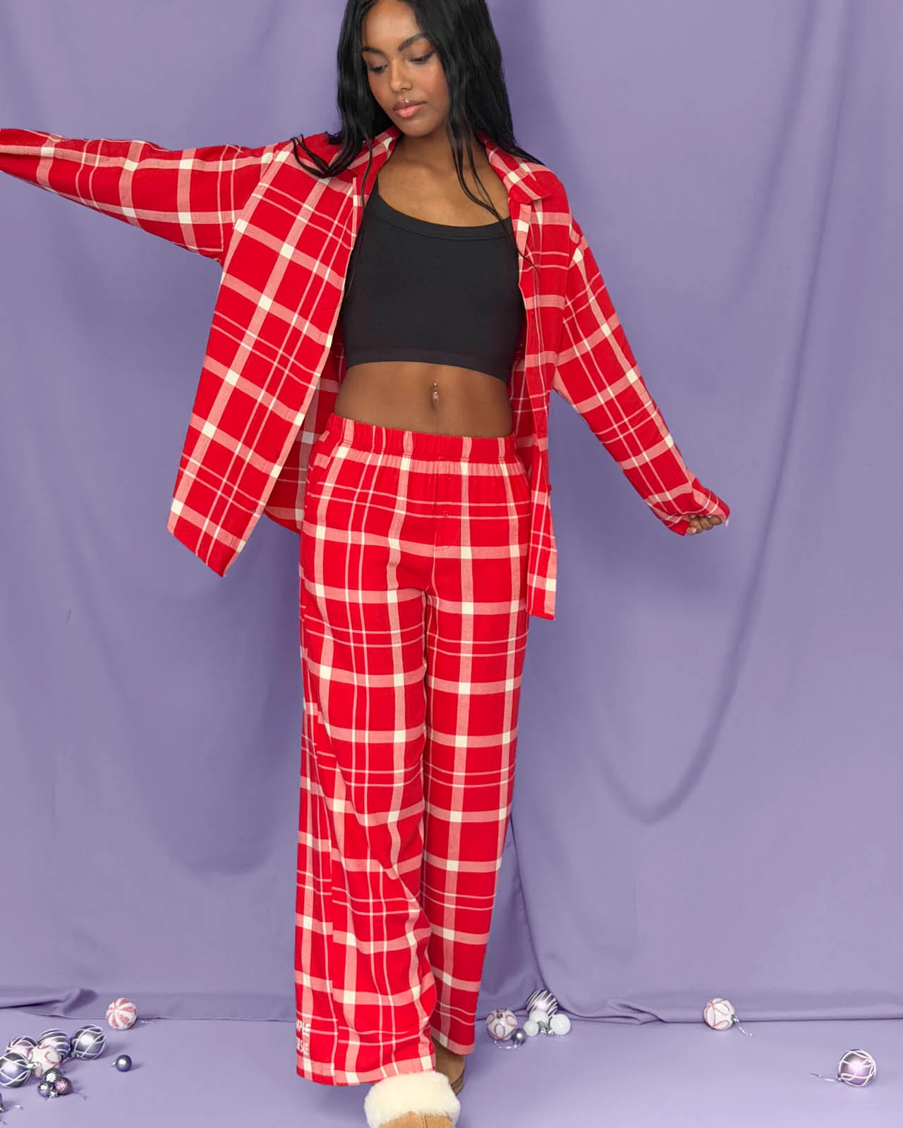 Cozy Flannel Sleep Shirt - Image 10