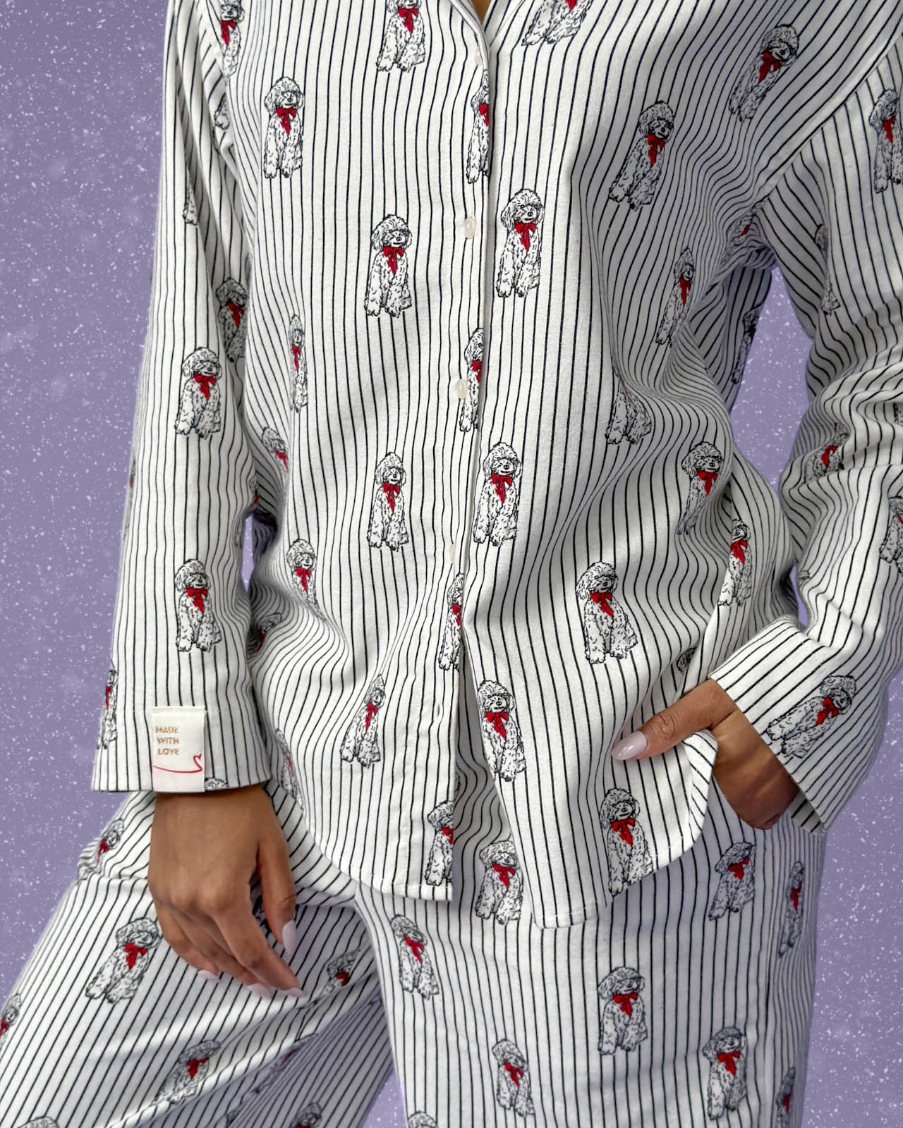 Cozy Flannel Sleep Shirt - Image 12