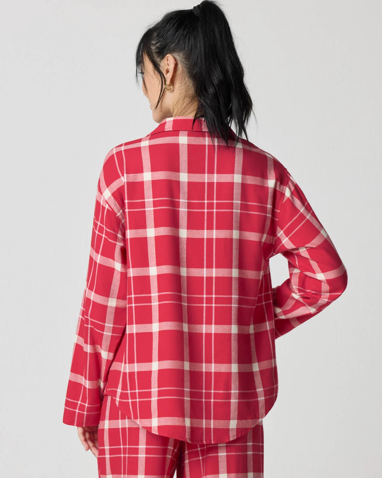 Cozy Flannel Sleep Shirt - Image 7