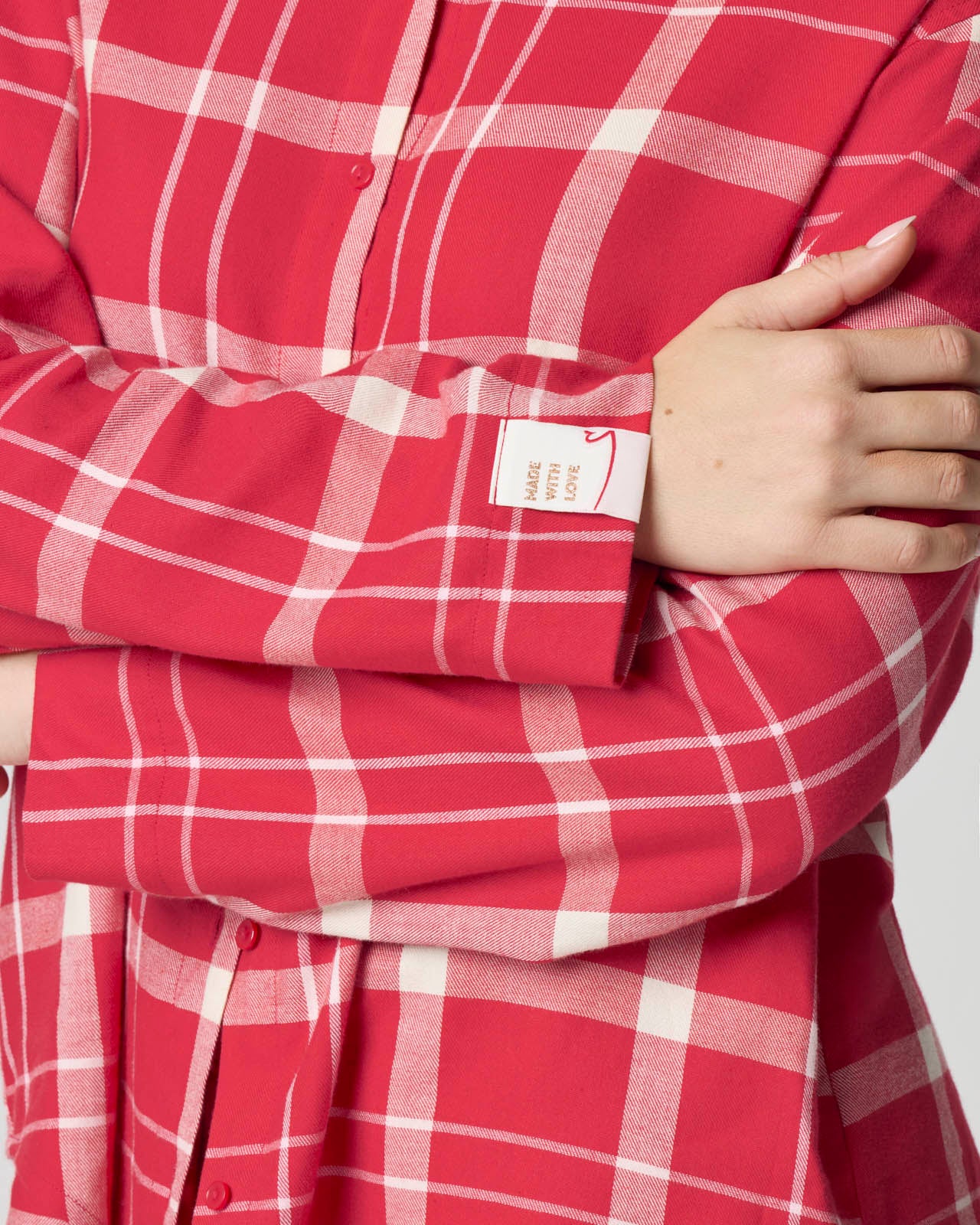Cozy Flannel Sleep Shirt - Image 9