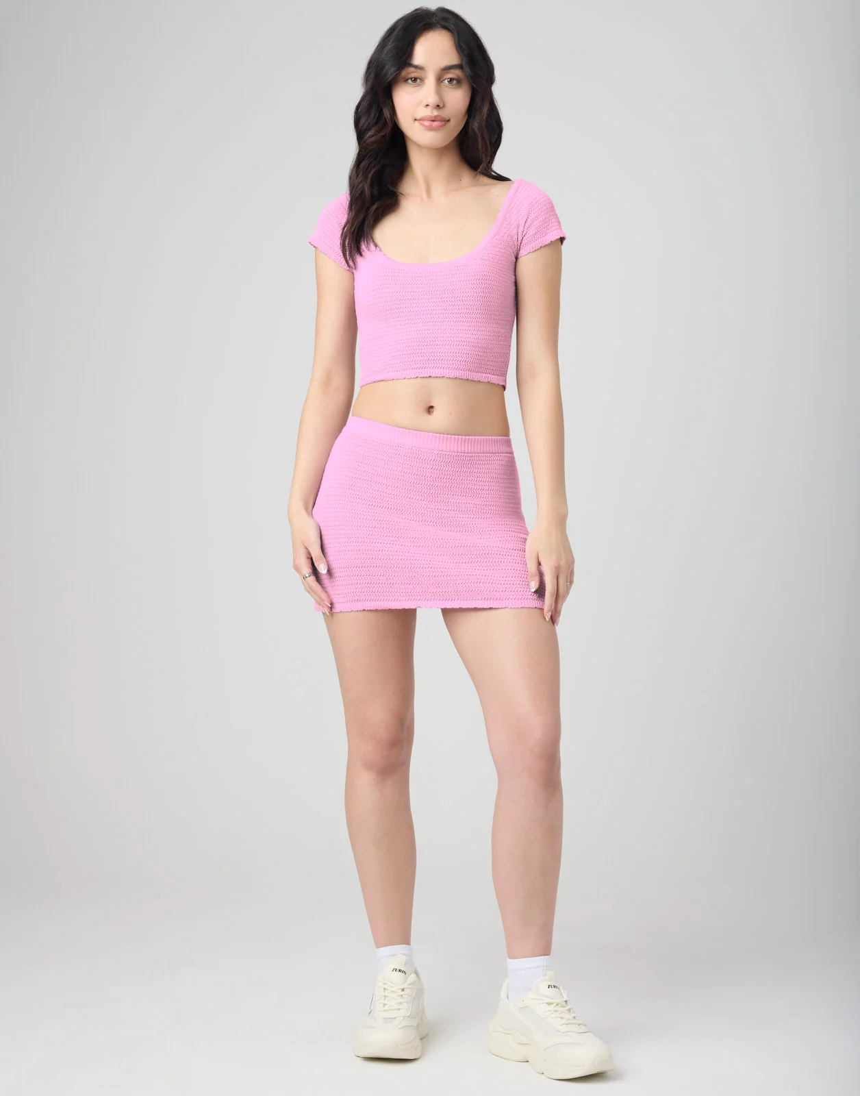 Crochet Mini Skirt - Image 9