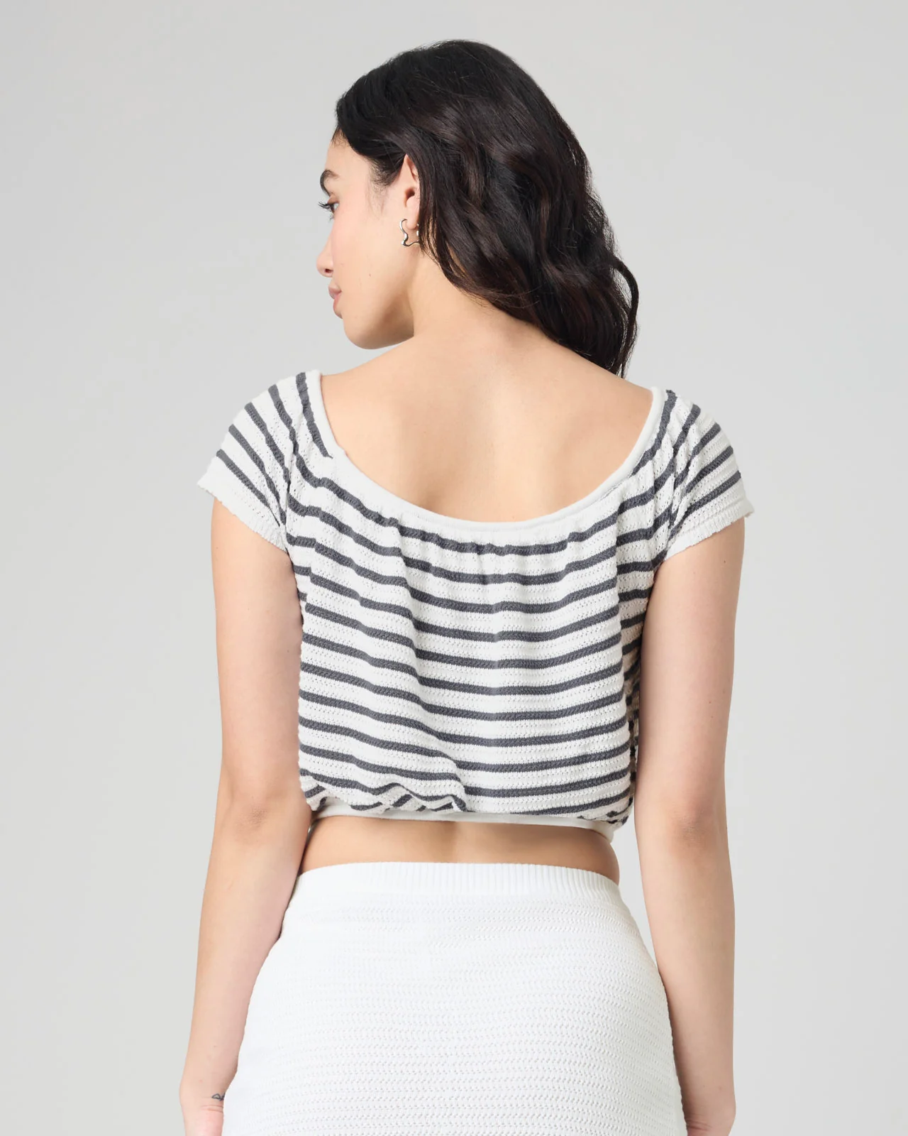 Crochet Off-the-Shoulder Top - Image 13