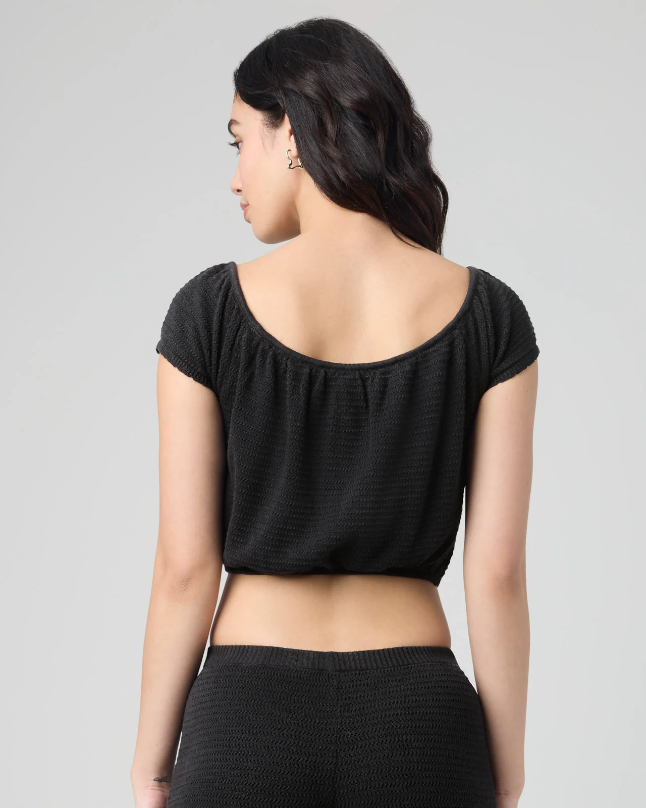 Crochet Off-the-Shoulder Top - Image 6