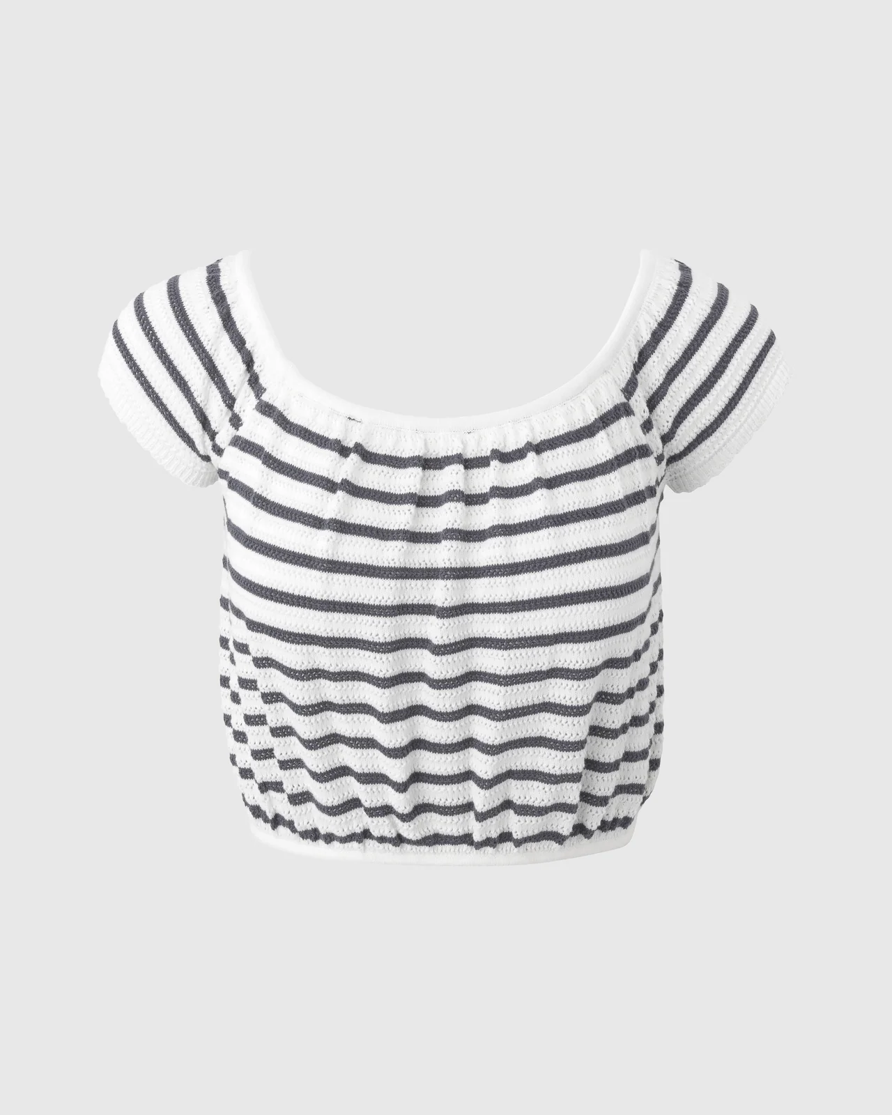 Crochet Off-the-Shoulder Top - Image 9