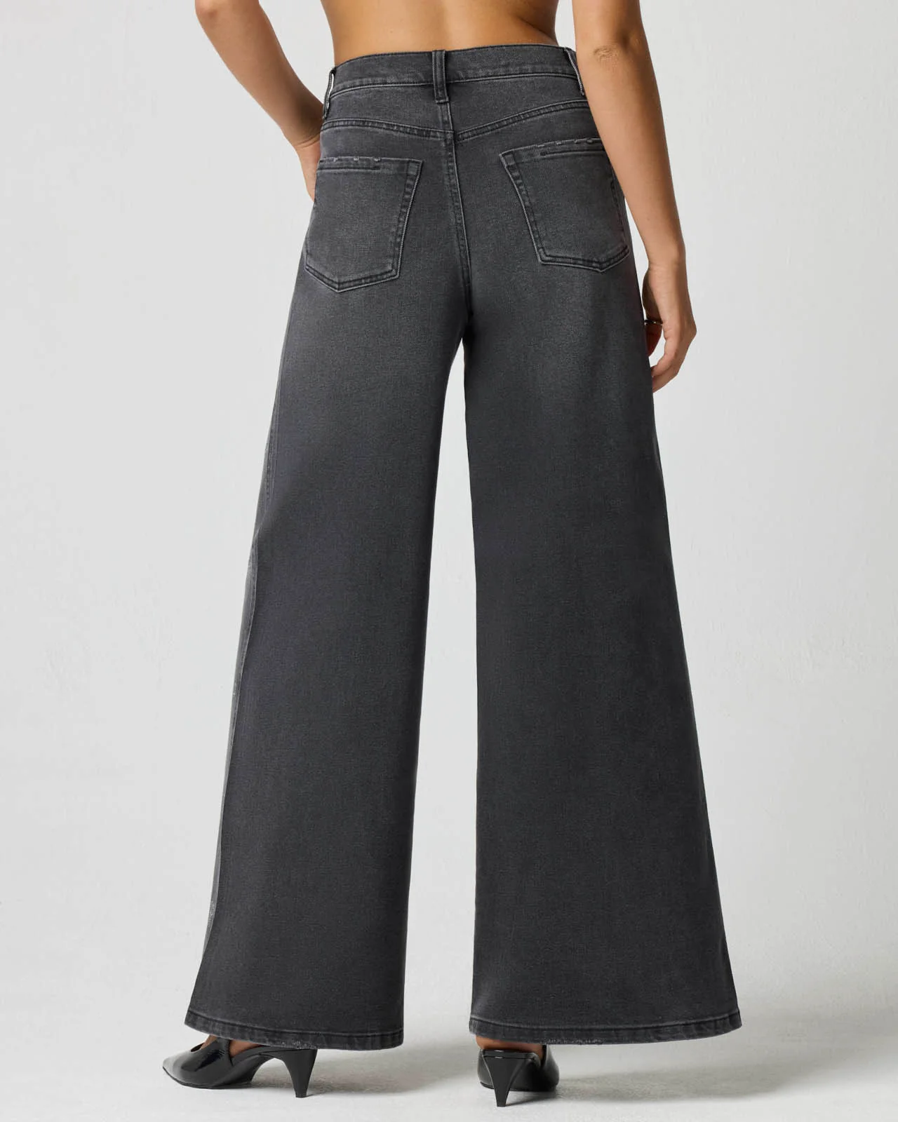 Crystal Bow Wide Leg Jean - Image 6