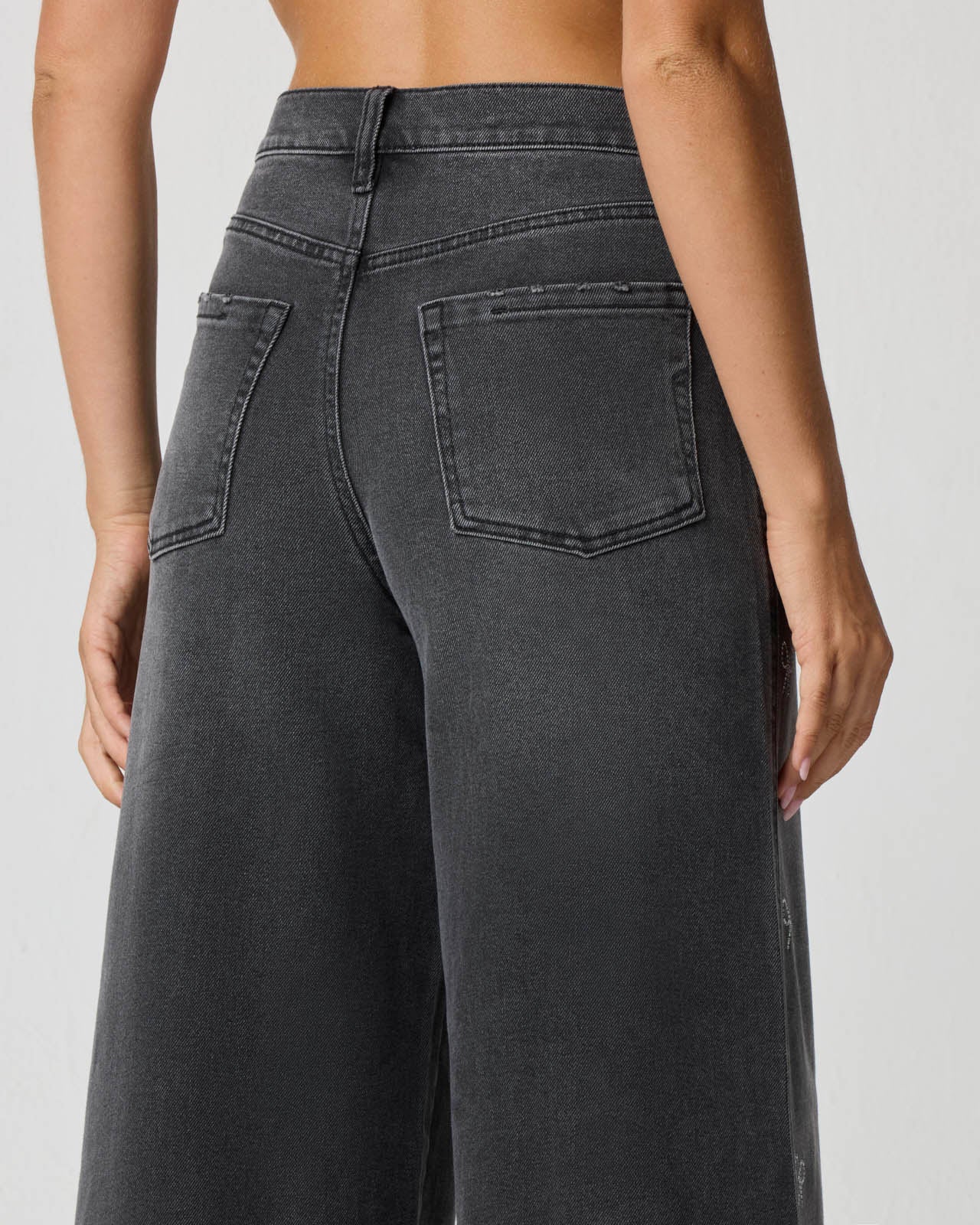 Crystal Bow Wide Leg Jean - Image 8