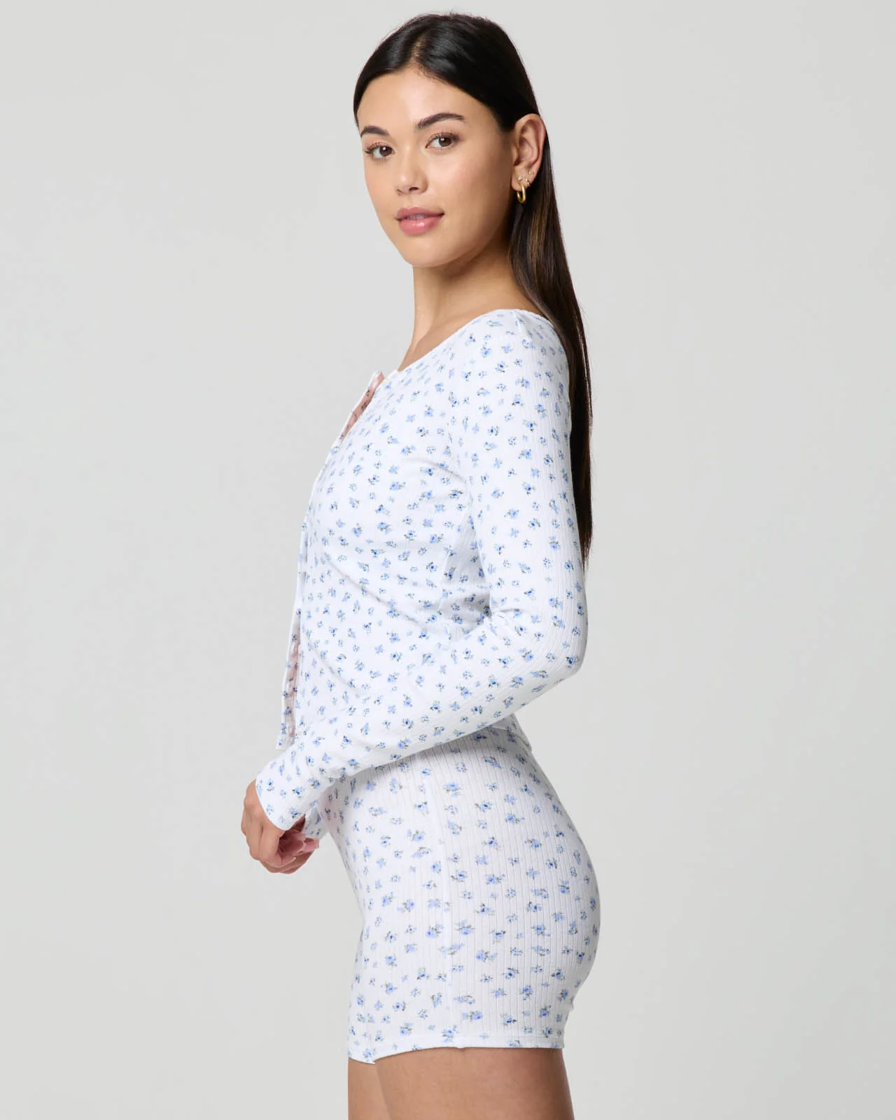 Ditsy Button Down Cardi - Image 18
