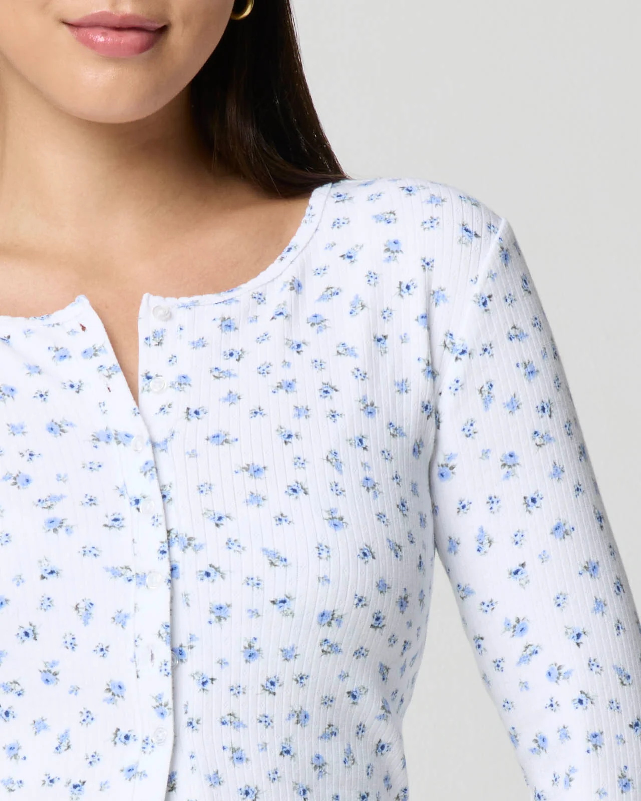 Ditsy Button Down Cardi - Image 19