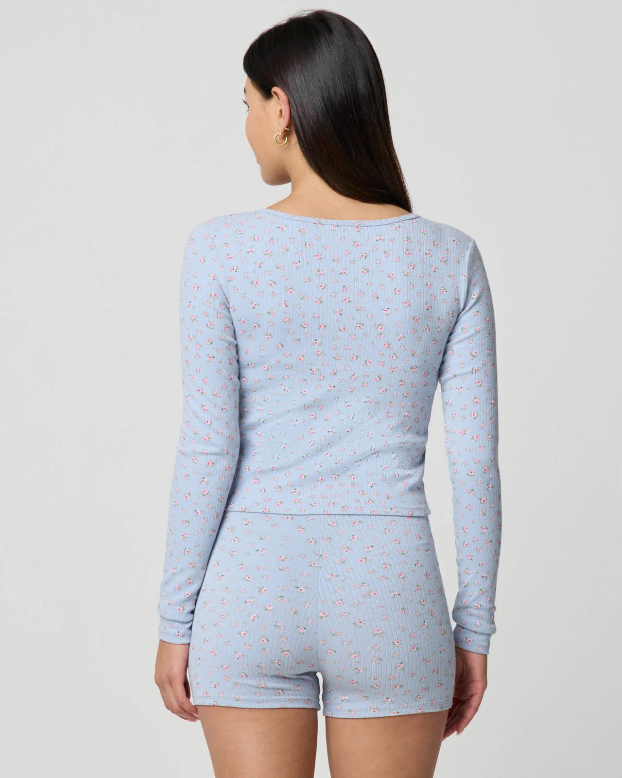 Ditsy Button Down Cardi - Image 7