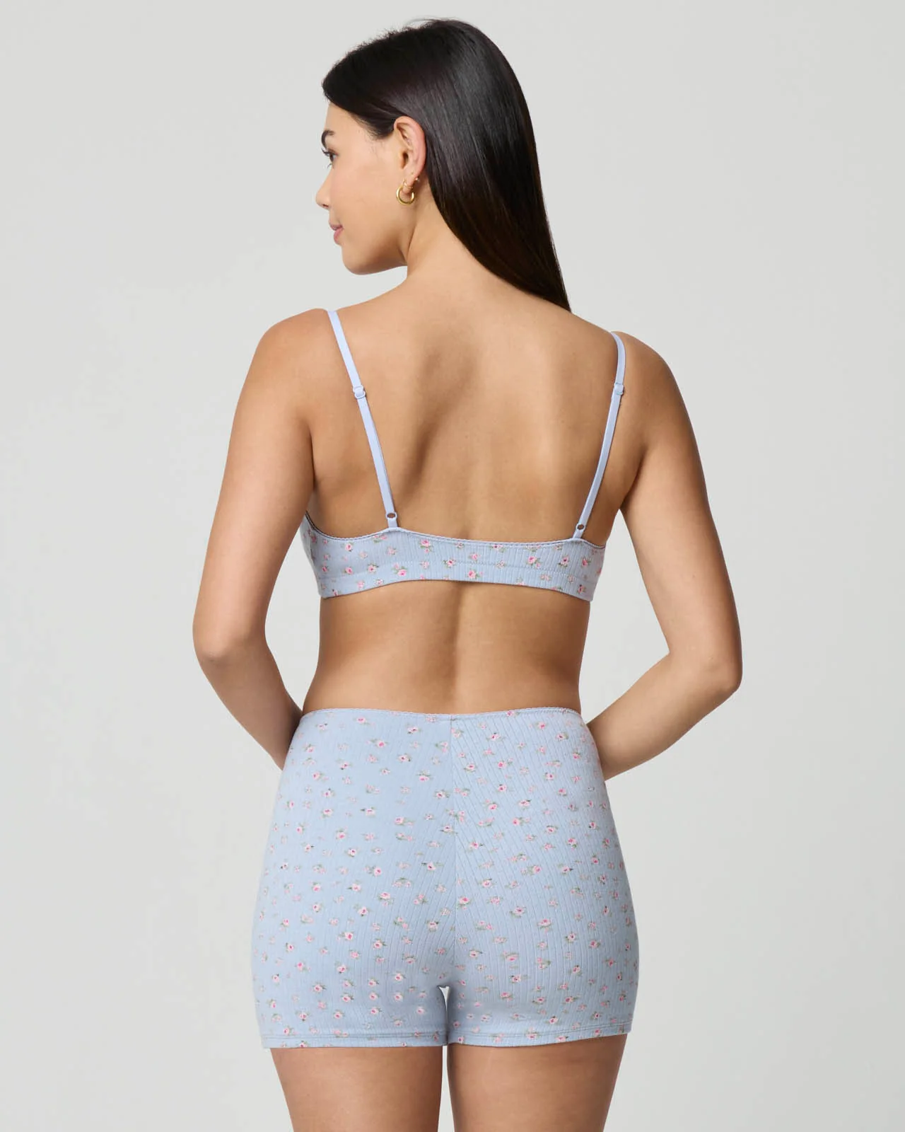 Ditsy Pointelle Bralette & Boxer Set - Image 16