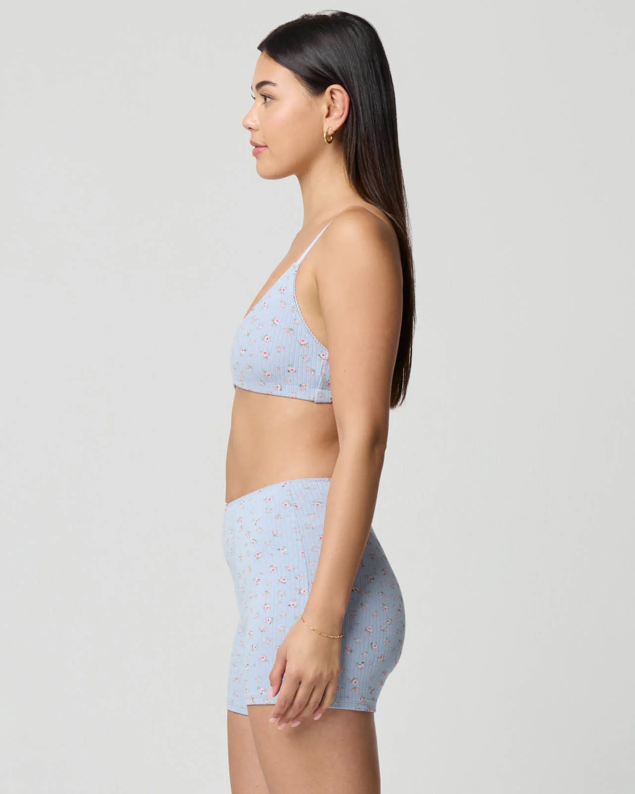 Ditsy Pointelle Bralette & Boxer Set - Image 17