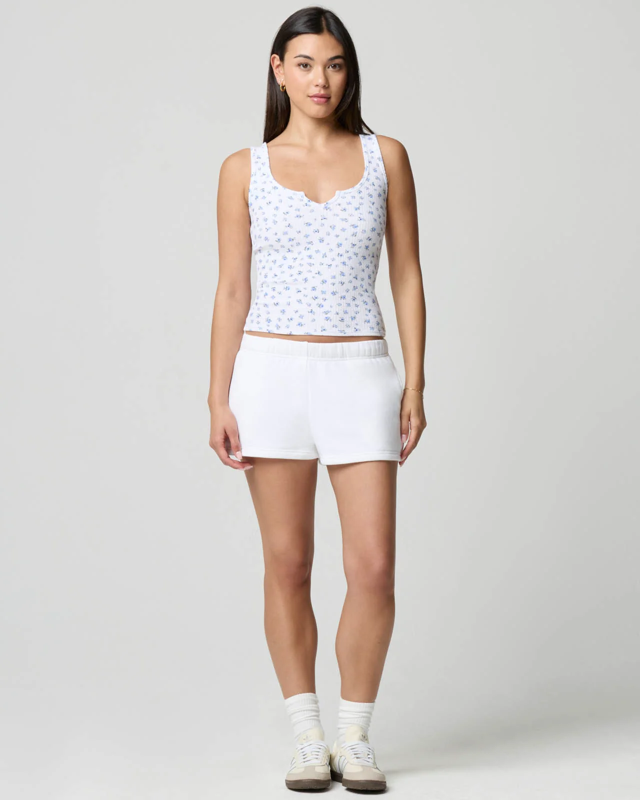 Ditsy Split Neck Tank - Image 12