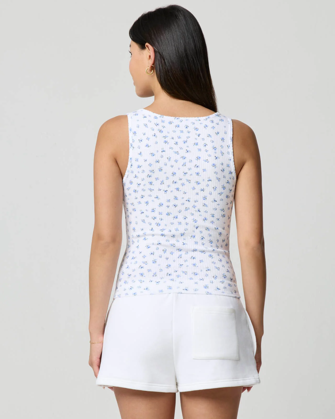 Ditsy Split Neck Tank - Image 9