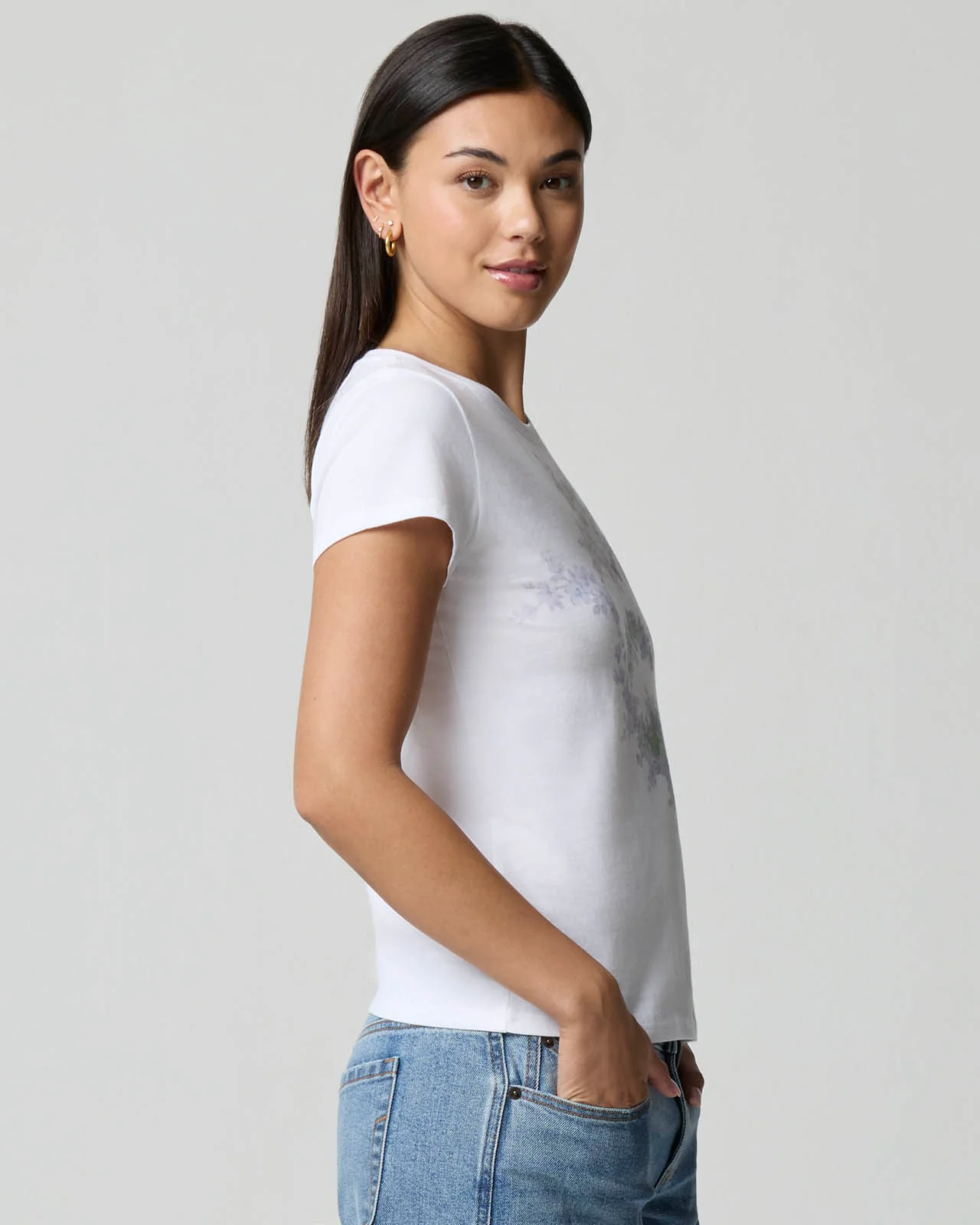 Floral Graphic Tee - Image 4
