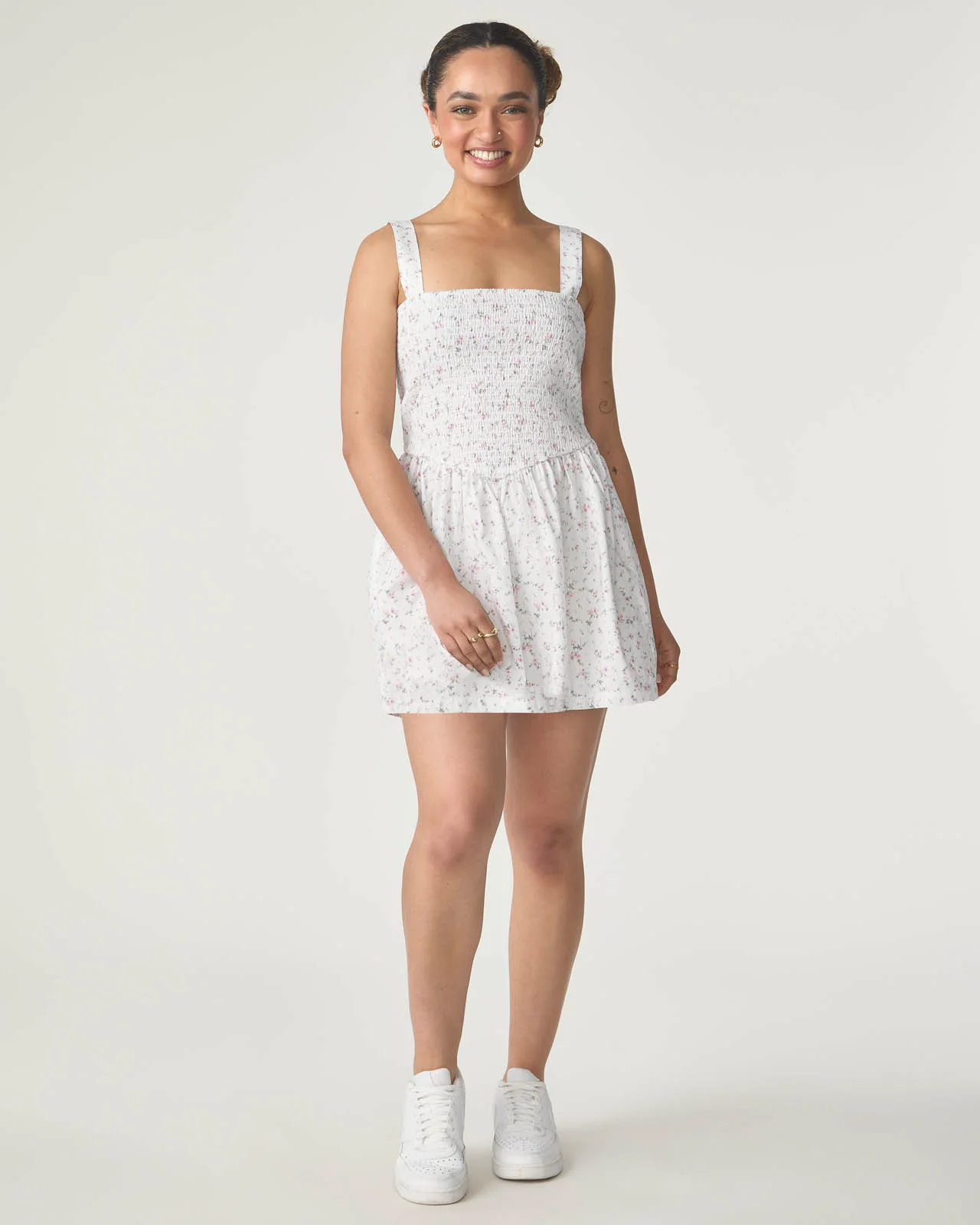Garden Party Smocked Front Dress - Image 14