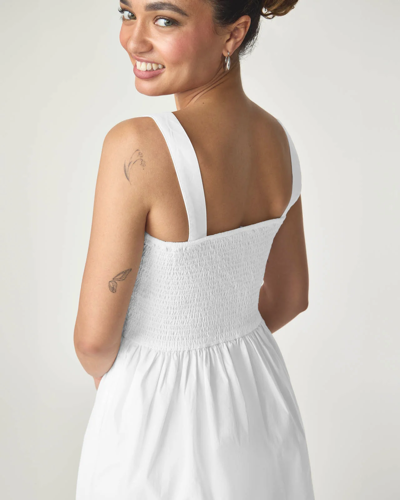 Garden Party Smocked Front Dress - Image 30