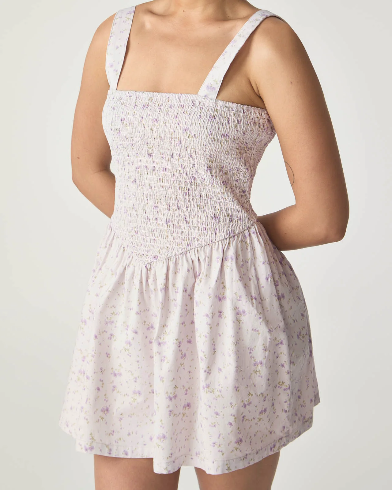 Garden Party Smocked Front Dress - Image 8