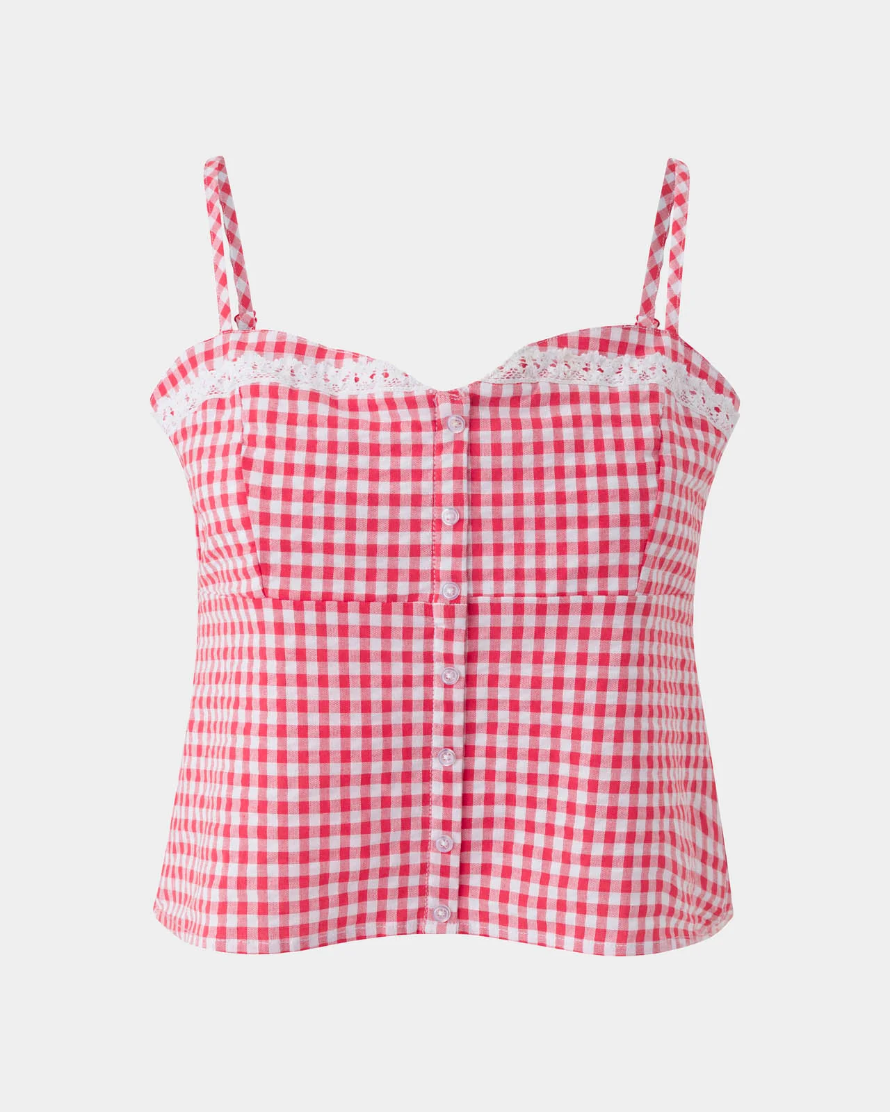Gingham Bustier Cami - Image 10