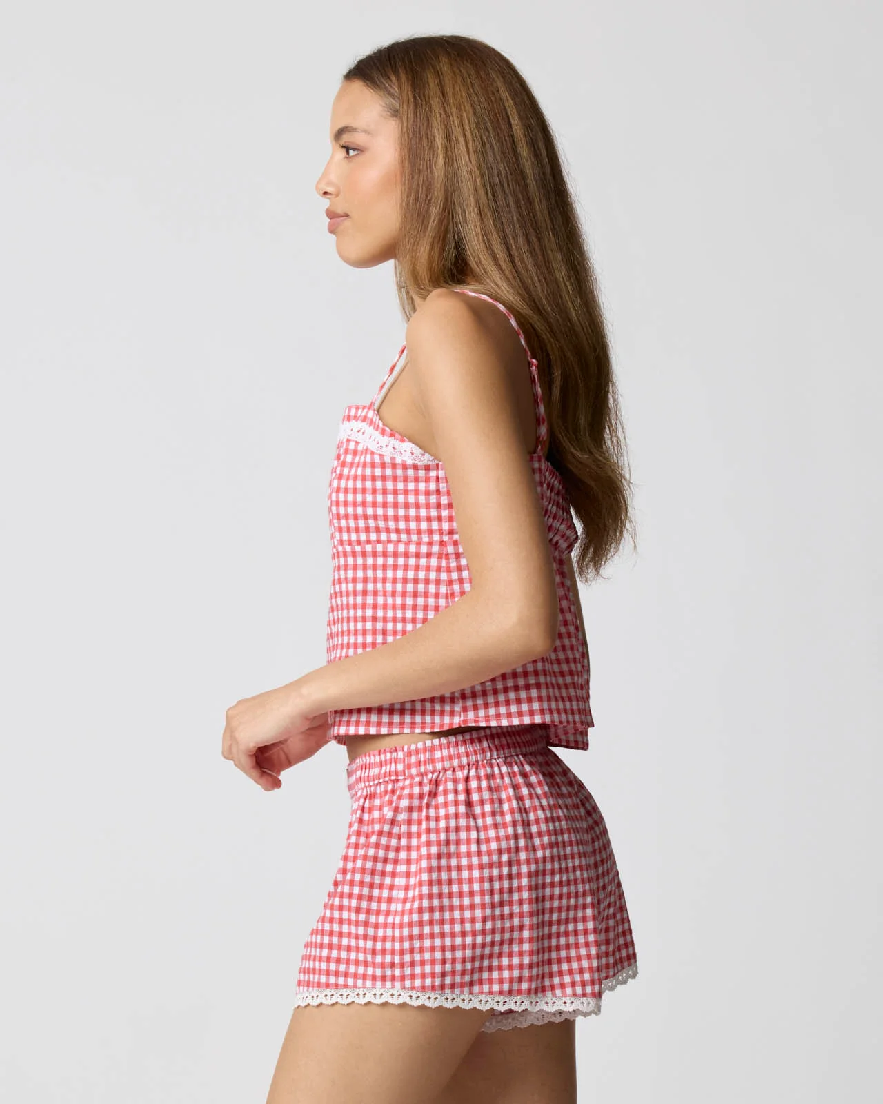 Gingham Bustier Cami - Image 12