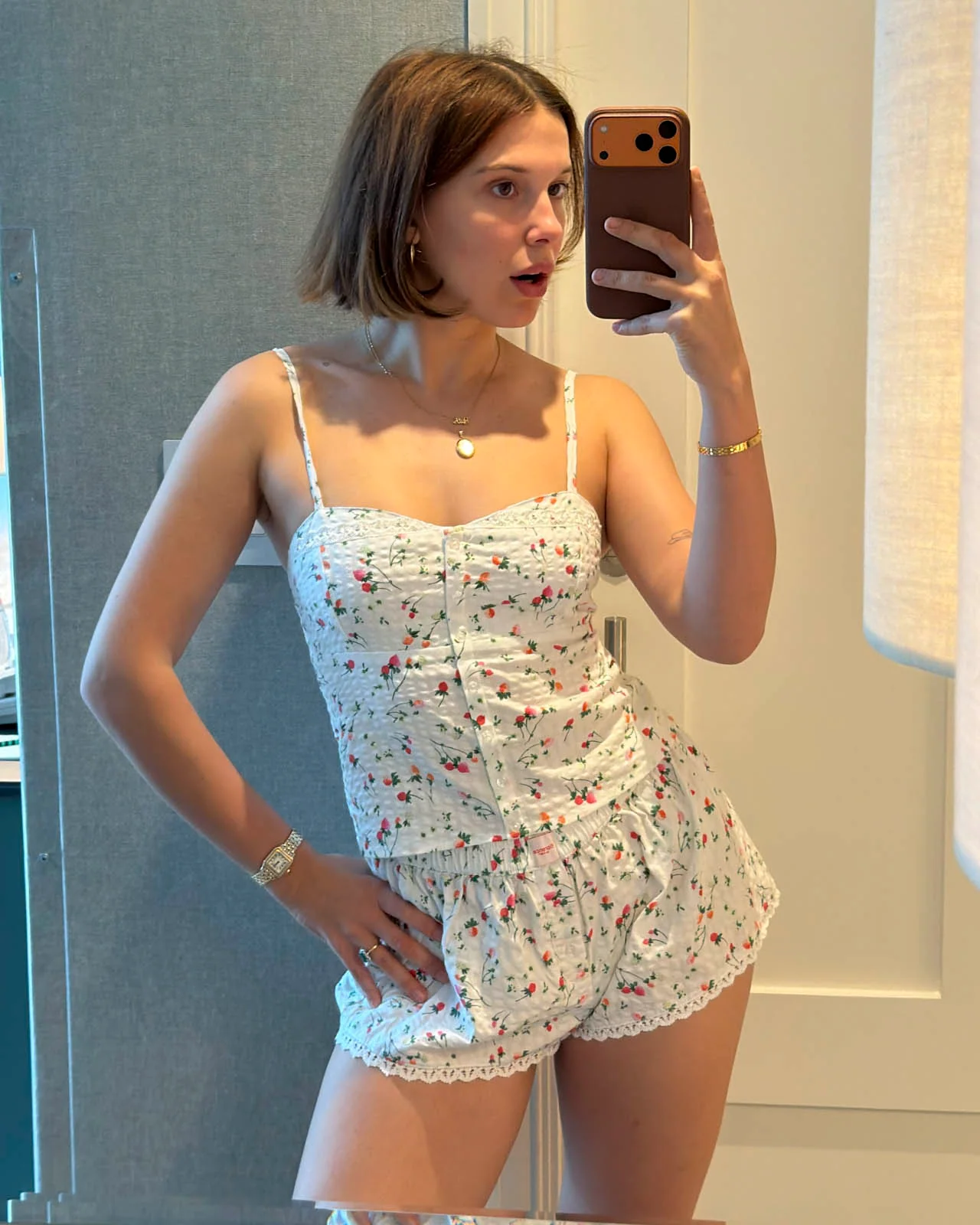 Gingham Bustier Cami - Image 16